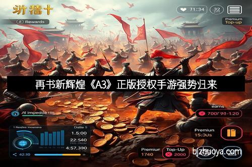 再书新辉煌《A3》正版授权手游强势归来